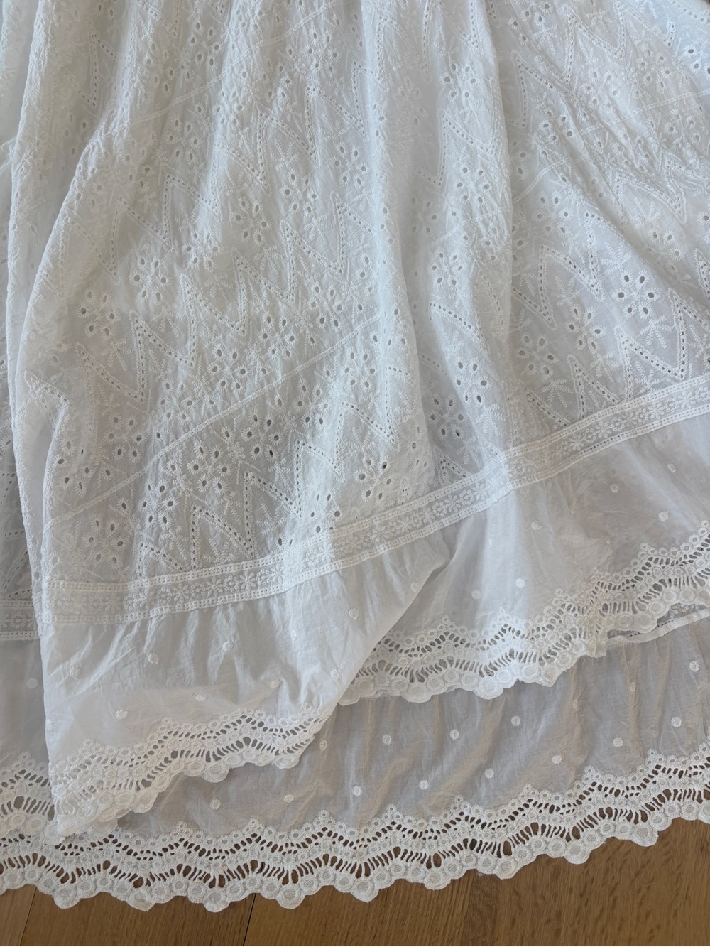 Petal & Pup White Eyelet Maxi Dress with Cutout Detail - Picture 2 of 8